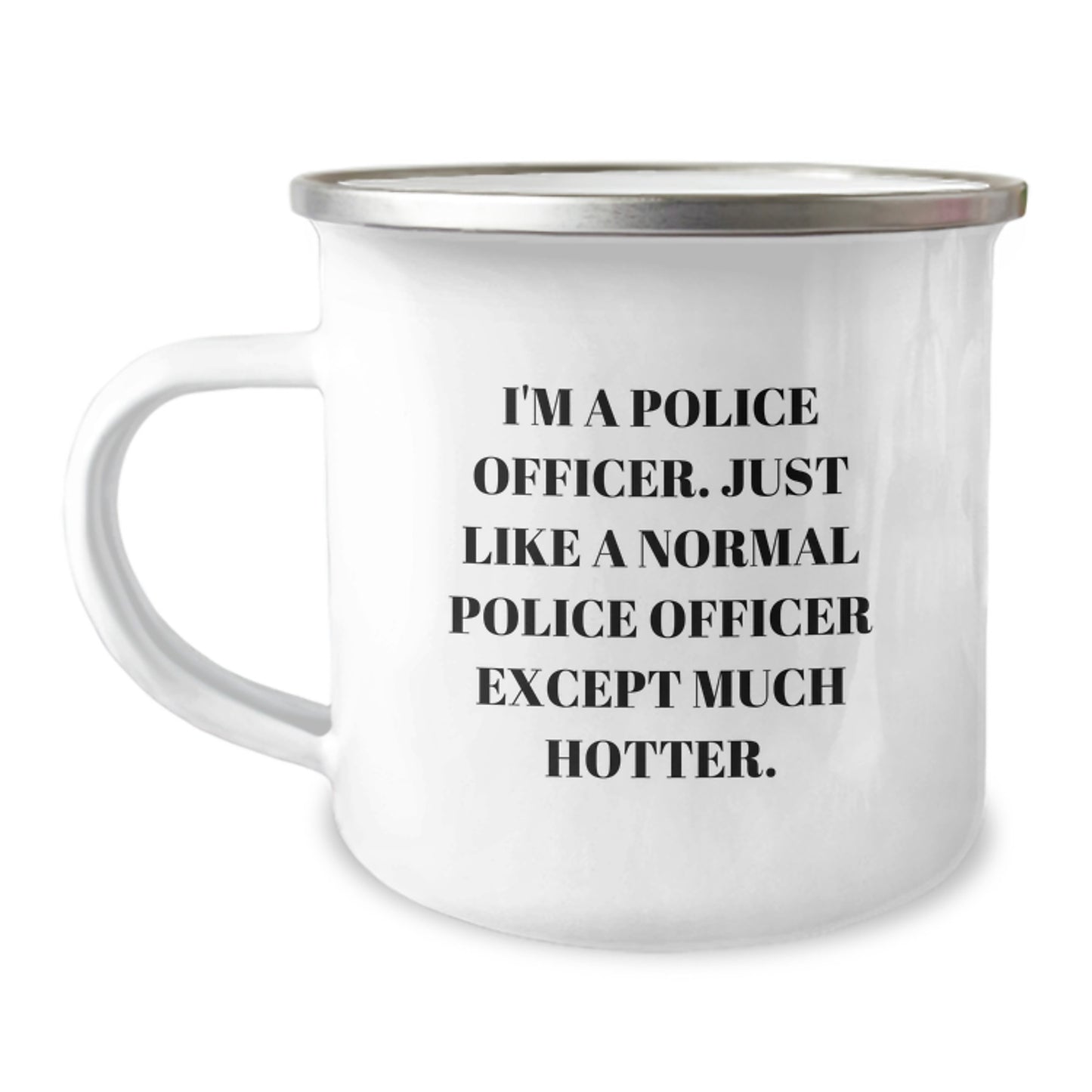 Funny Police Officer Gifts for Men from Family - I'm A Police Officer Camping Mug Mother's Day Unique - Image 1