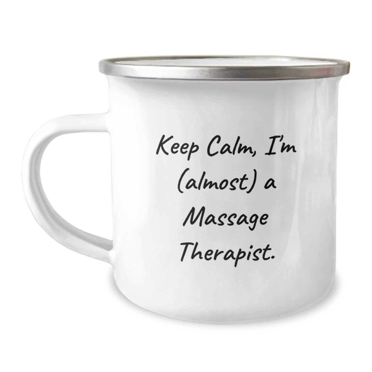 Massage Therapist Keepsake Camping Mug for Him Birthday Gift - Image 1