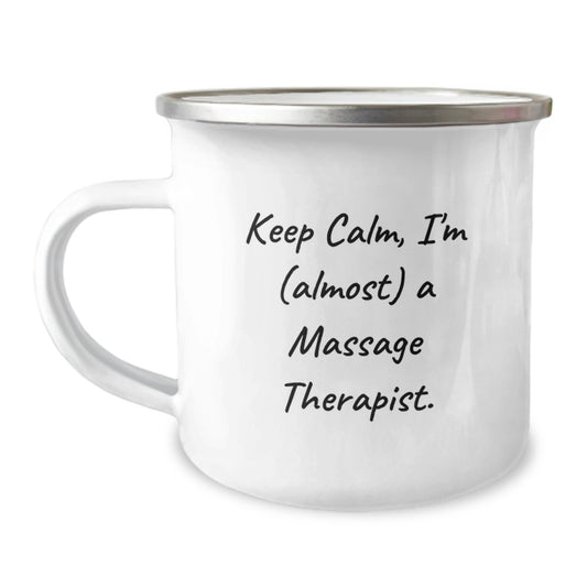 Massage Therapist Keepsake Camping Mug for Him Birthday Gift - Image 1