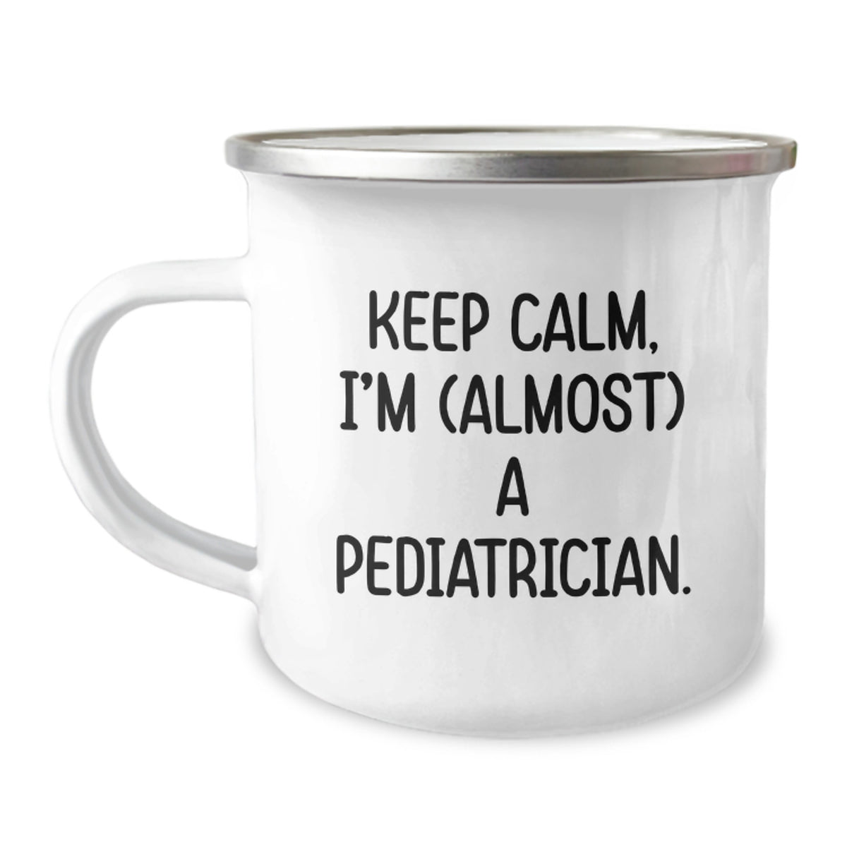 Pediatrician Christmas Gift for Him - Keep Calm, I'm (Almost) A - Image 1