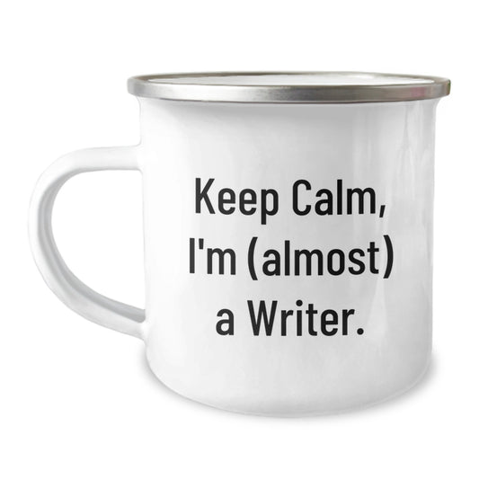 Christmas Gift for Her Keep Calm, I'm (Almost) A Writer Present - Image 1