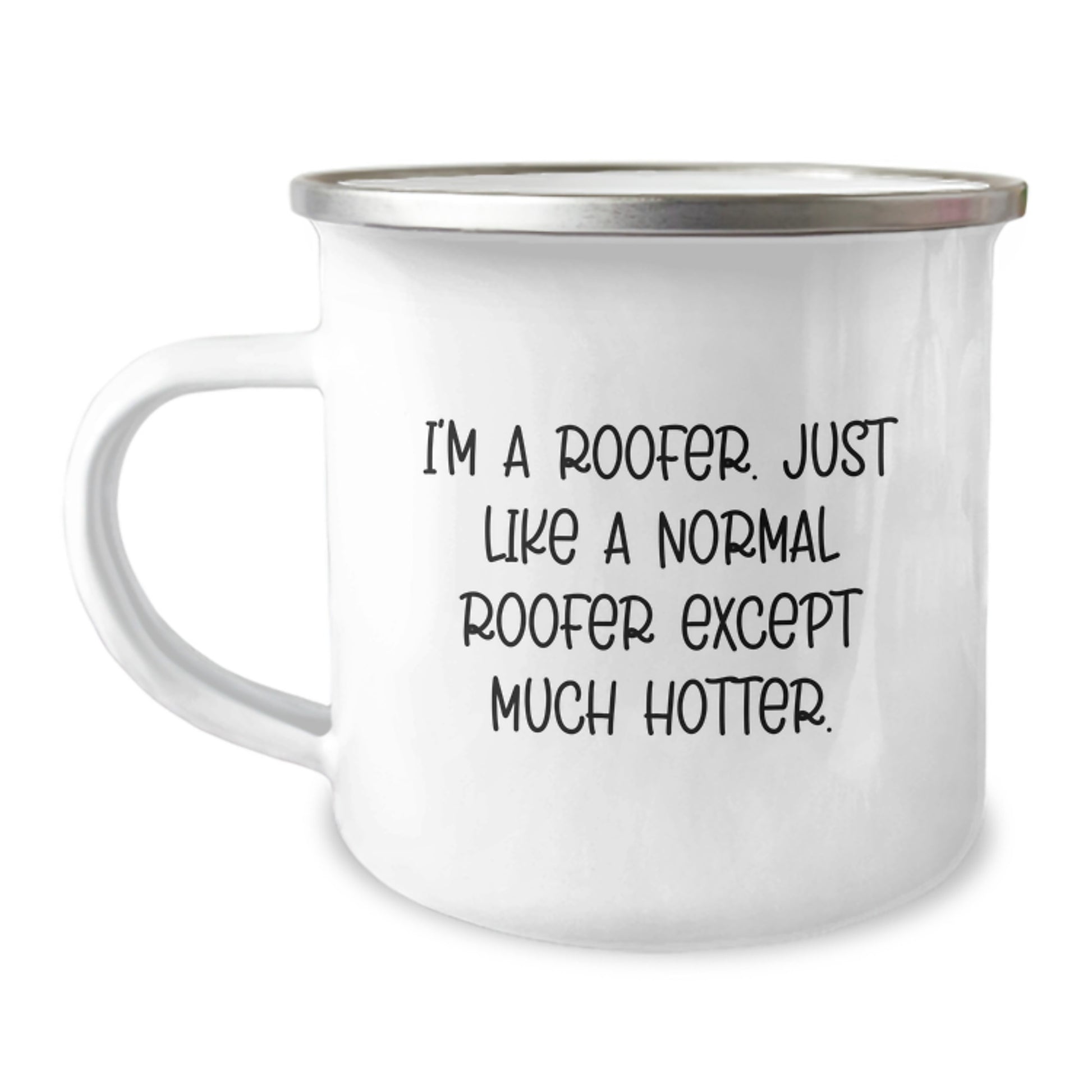 Roofer Humor Gifts from Friends and Family for the Hot Roofer in Your Life, Valentine's Unique Mugs for Roofer Lovers, Funny Camping Mug - Image 1