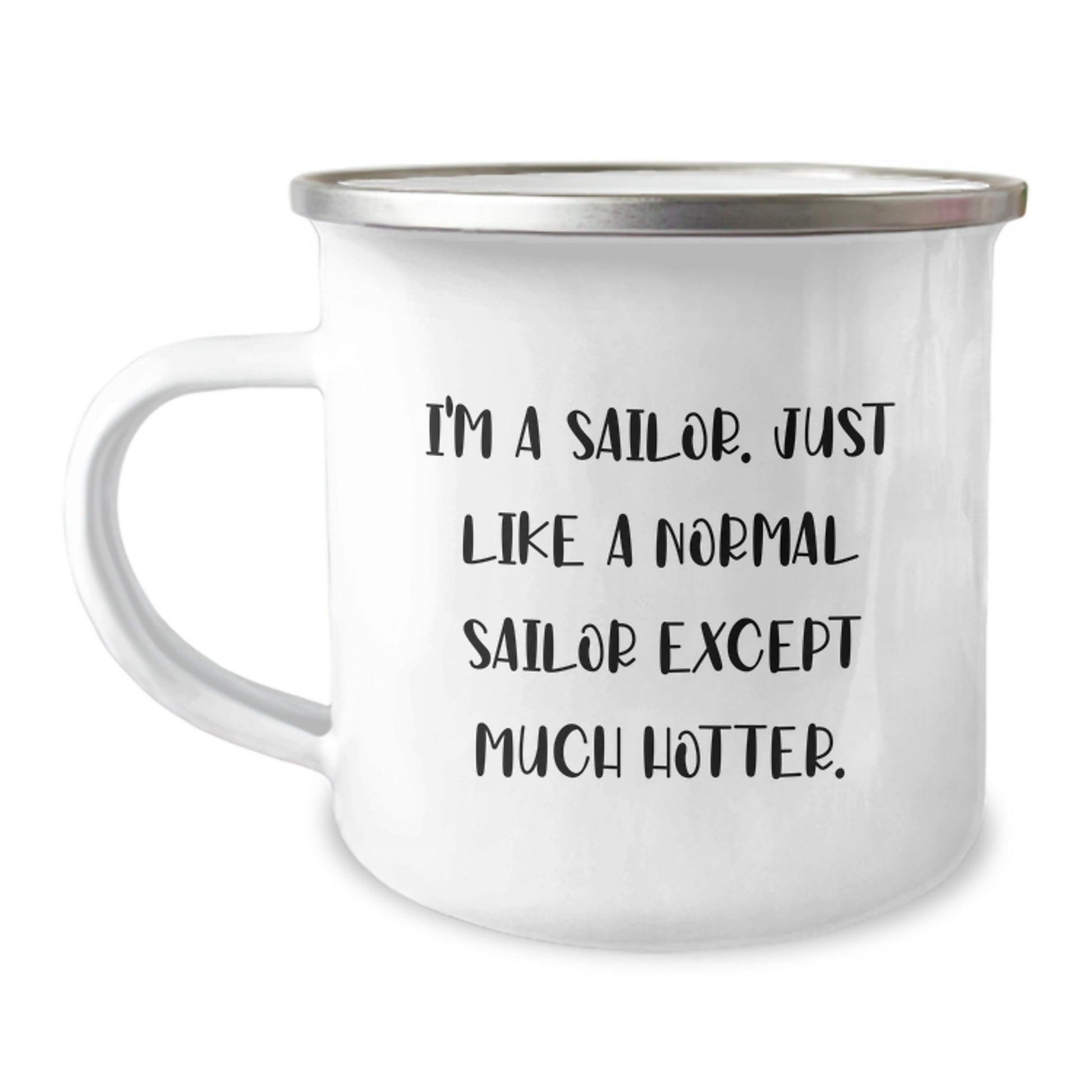 Funny Sailor Gifts for Men, Unique Mother's Day Unique Gifts from Men, Sailor Camping Mug for Sailor - Image 1