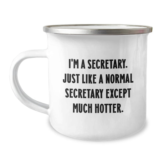 Funny Secretary Gifts for Secretary Valentine's Camping Mug, Gifts from Friends to Secretary, Secretary Lover Mug, Funny Secretary Coffee Mug, Secretary Gifts for Valentine's - Image 1