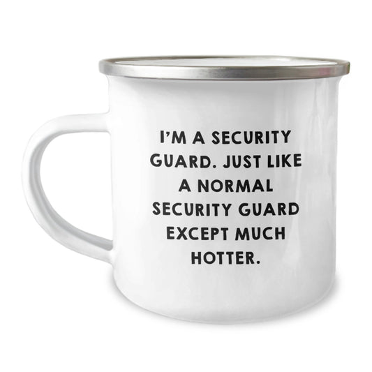Funny Security Guard Gifts for Men, Unique Father's Day Unique Gifts from Family, Camping Mug for Security Guard Enthusiasts - Image 1