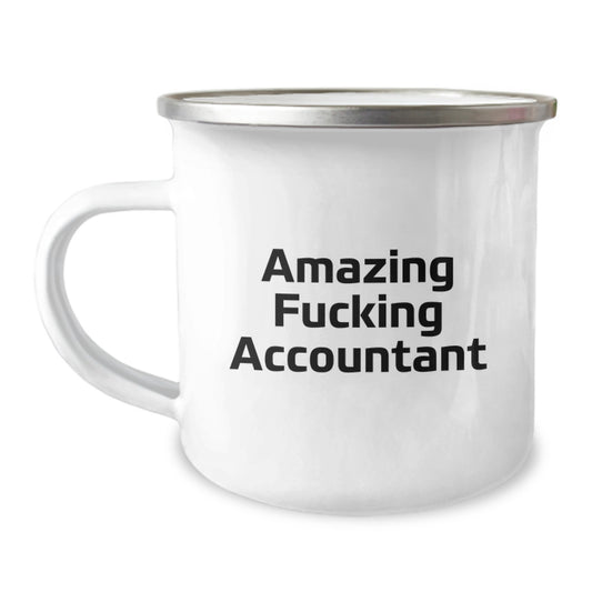 Accountant Gift for Him - Amazing Fucking Accountant Keepsake Camping - Image 1