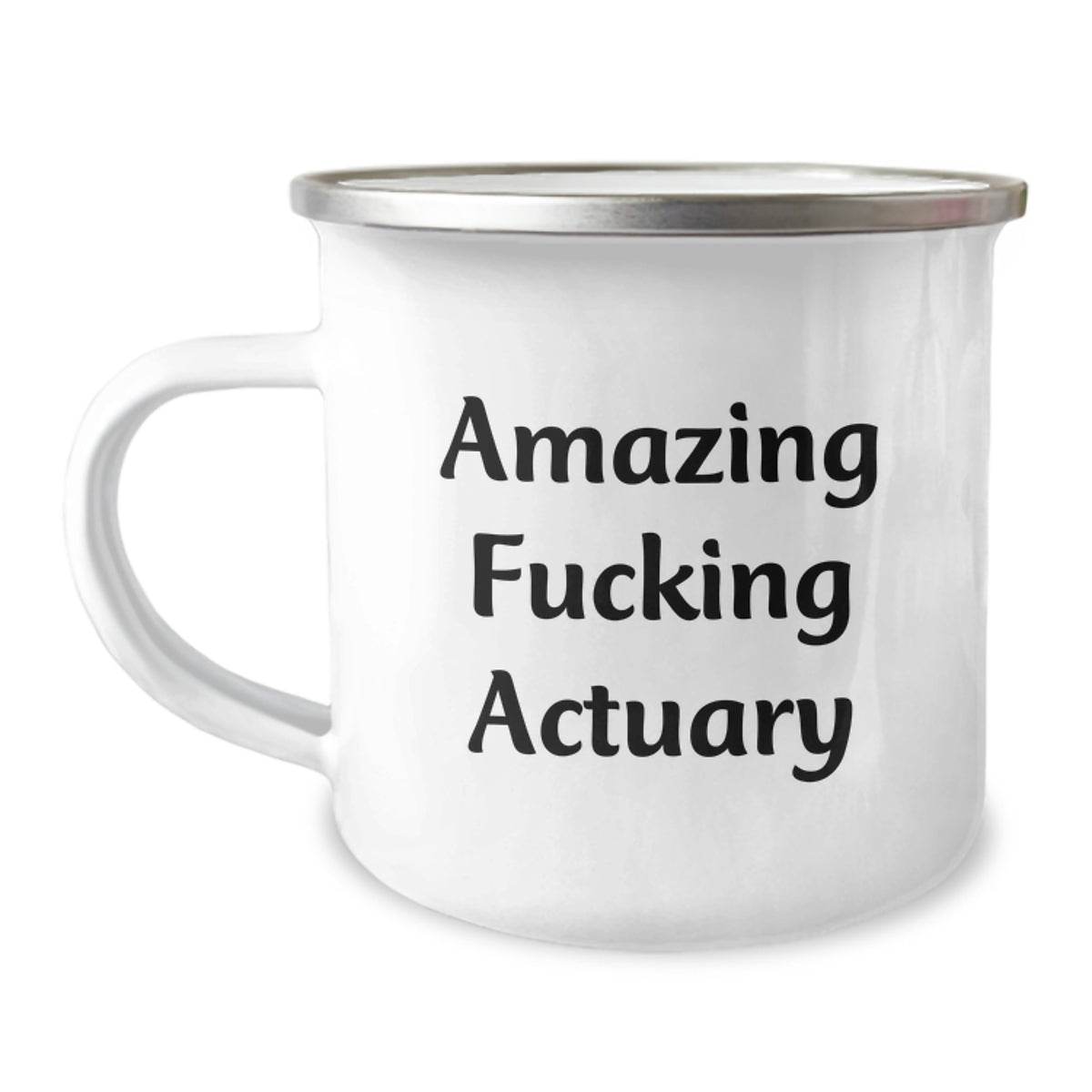 Actuary Gift for Him - Amazing Fucking Actuary Camping Mug Keepsake - Image 1