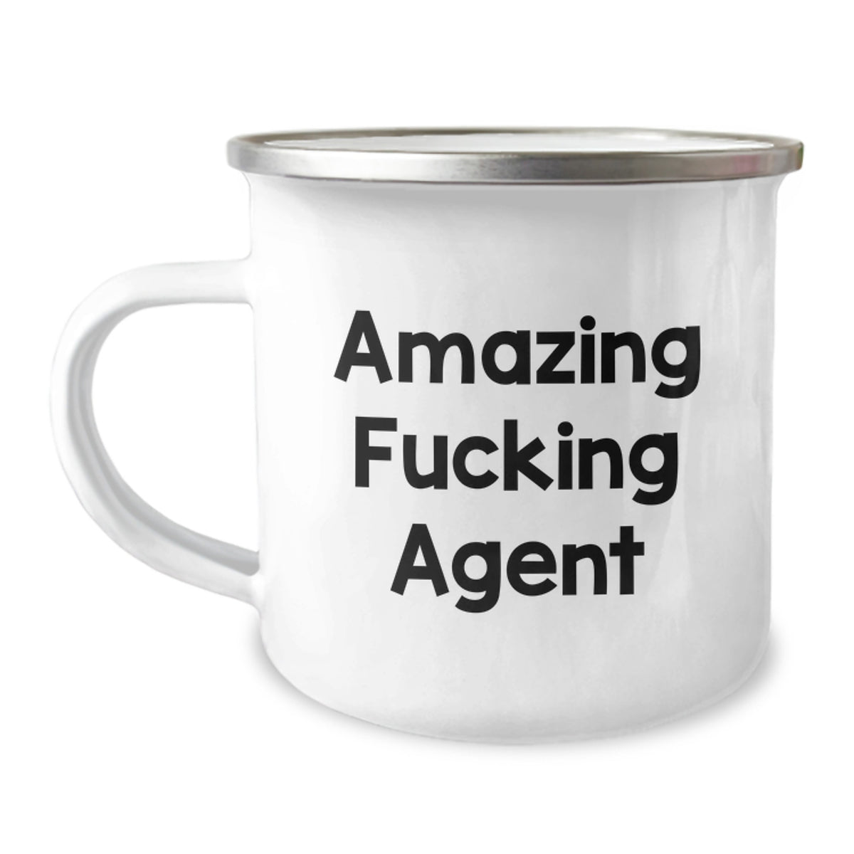 Agent Keepsake Camping Mug for Him Stainless Steel Christmas Gift - Image 1