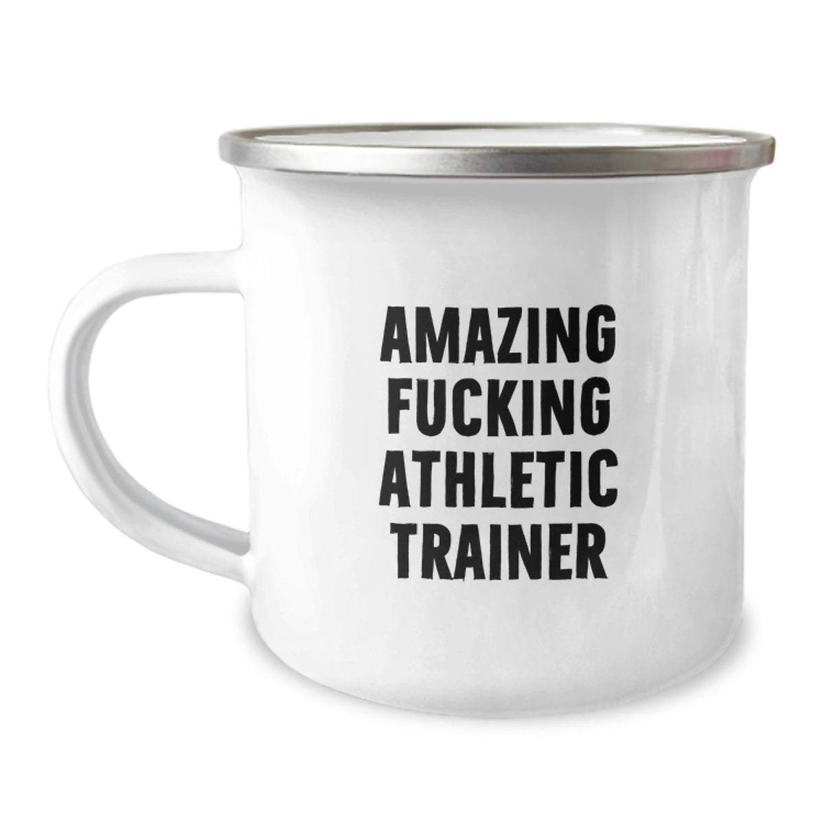 Christmas Gift for Her - Amazing Fucking Athletic Trainer Camping Mug - Image 1