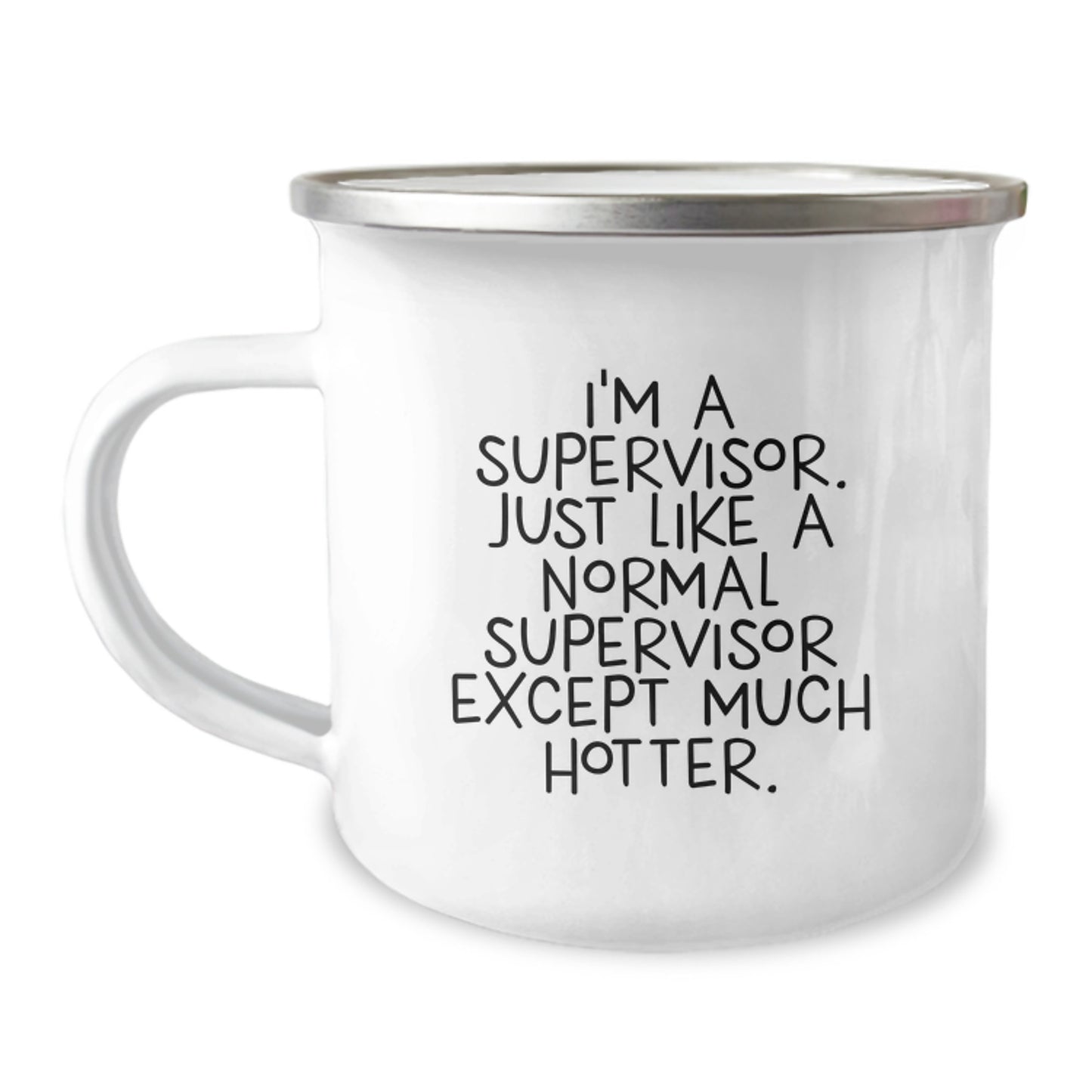 Humorous Supervisor Gifts for Christmas - Funny Supervisor Mug for Coworkers, Friends, or Family, Great Camping Mug with Quote - Image 1