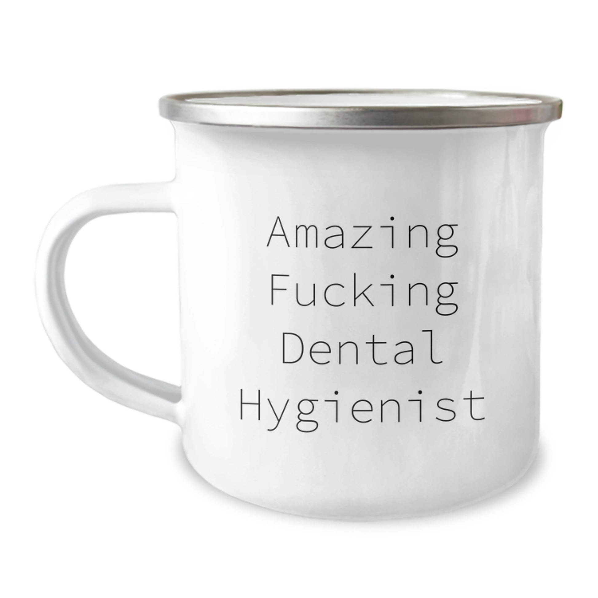 Funny Gifts from Women for Dental Hygienist - Amazing F--king Dental Hygienist Camping Mug - Unique Christmas Fun - Image 1