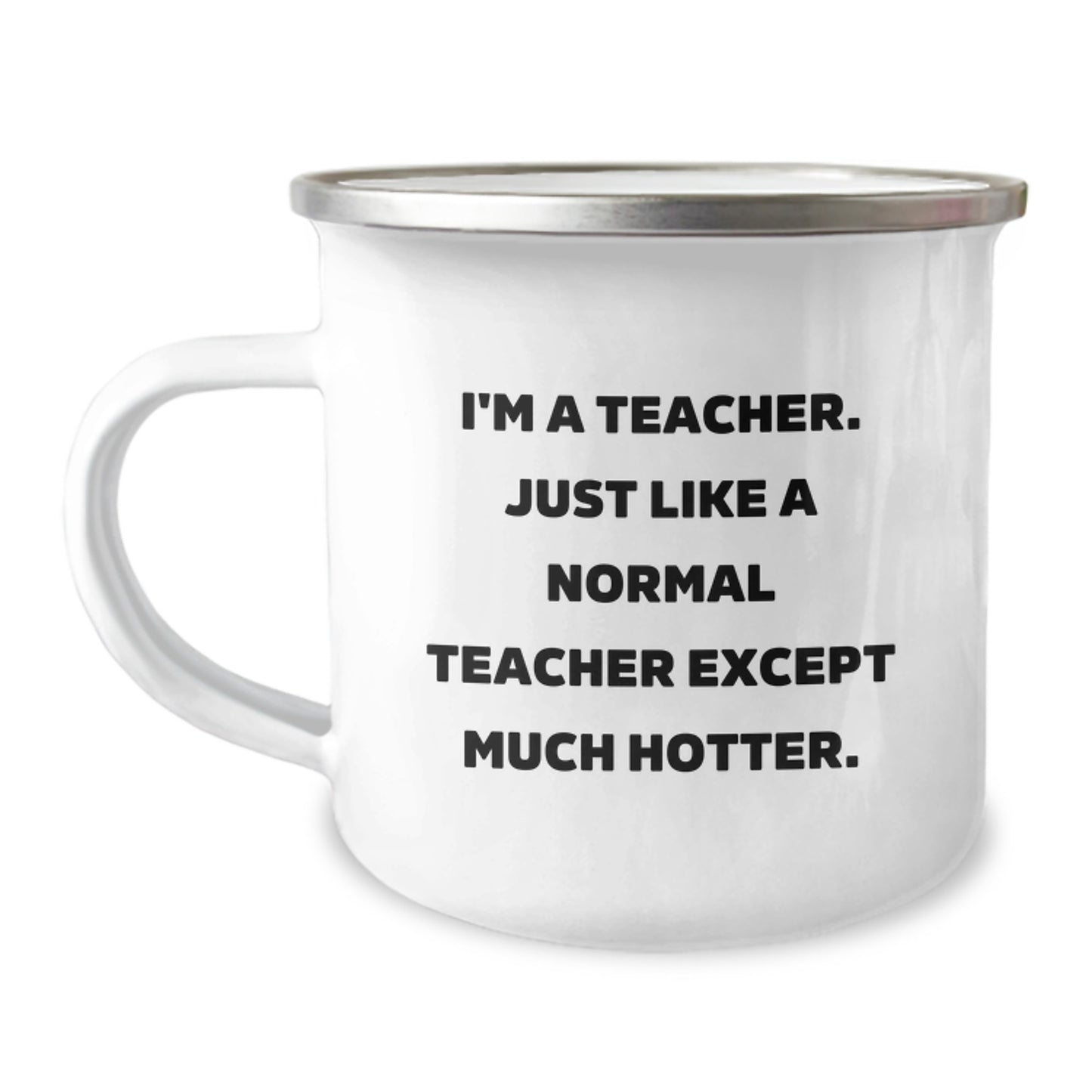 Teacher Gifts from Friends - Funny Hot Teacher Quote Camping Mug, Perfect for Valentine's Unique Gifts for Teacher Men Women Coworkers - Image 1