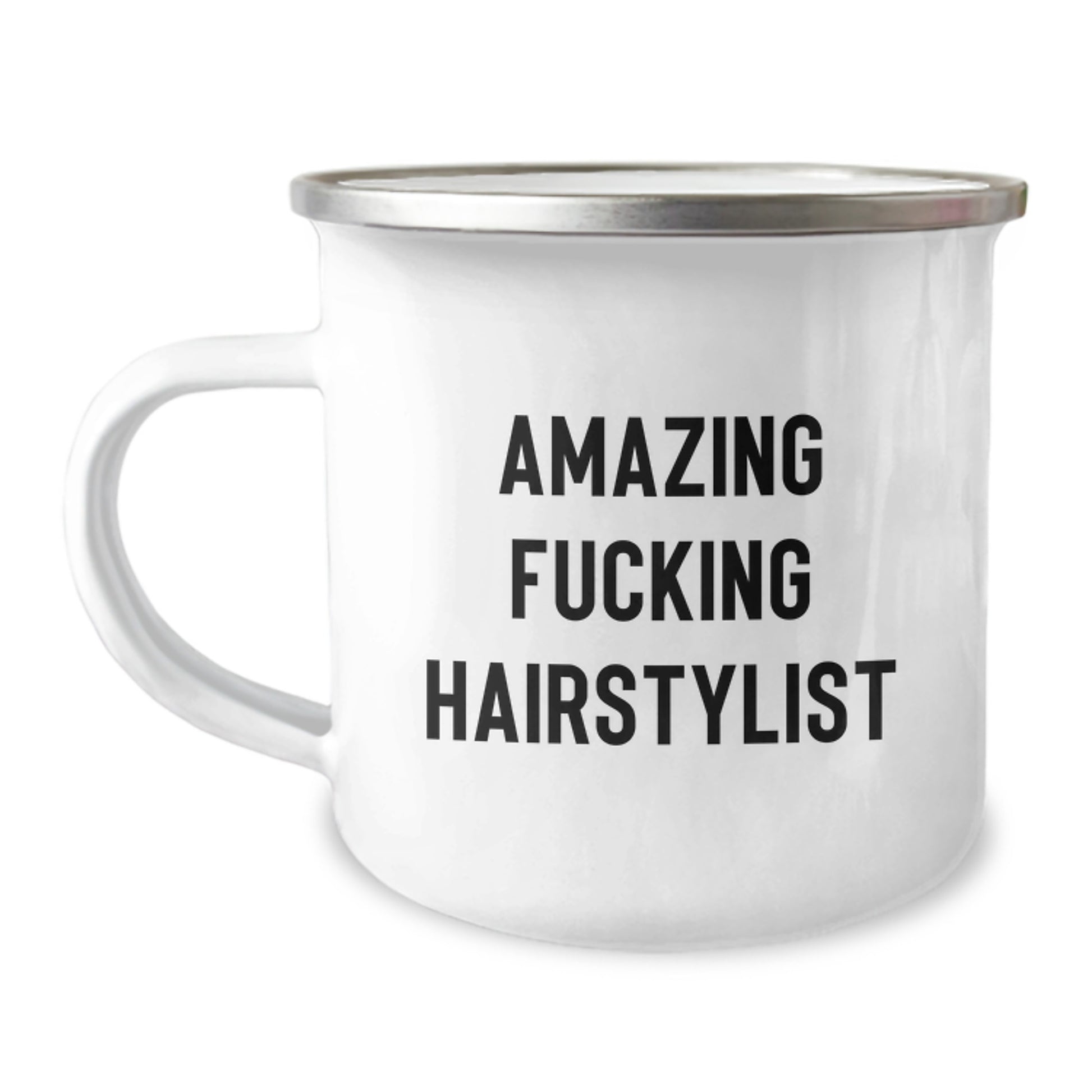 Funny Hairstylist Gifts, Amazing Quote, Camping Mug for Hairstylist's Birthday, Gifts from Friends, Gifts for Hairstylist - Image 1