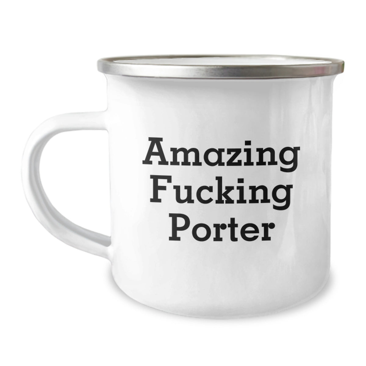Camping Mug Gift for Him - Amazing Fucking Porter Keepsake - Image 1