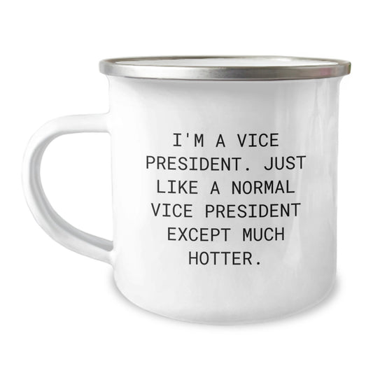 Funny Vice President Gifts, Vice President Camping Mug, Valentine's Unique Presents for Vice President from Friends - Image 1