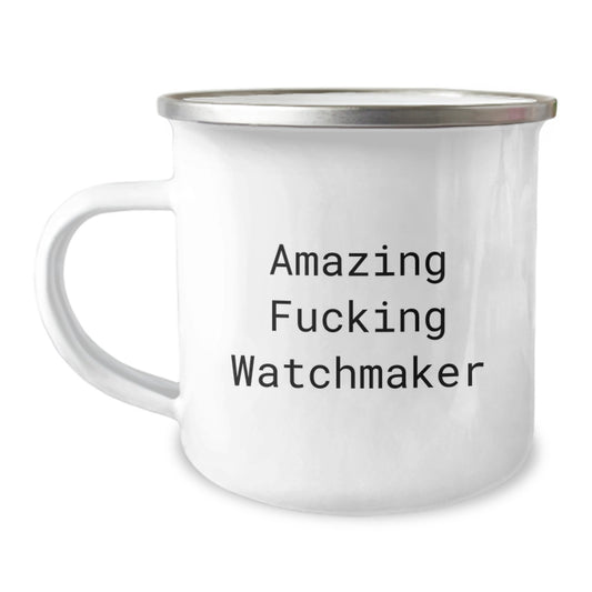 Watchmaker Gift for Him - Amazing Fucking Watchmaker Keepsake Mug - Image 1
