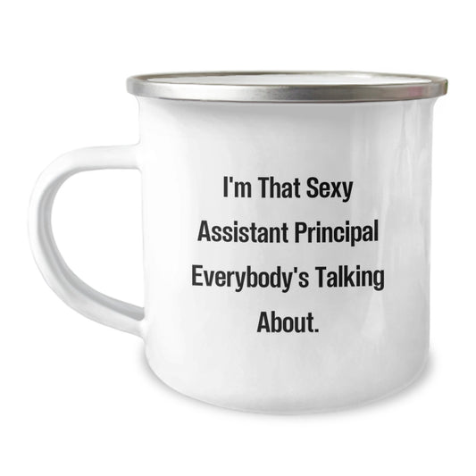 Assistant Principal Gift for Him A Humorous Keepsake Camping Mug - Image 1