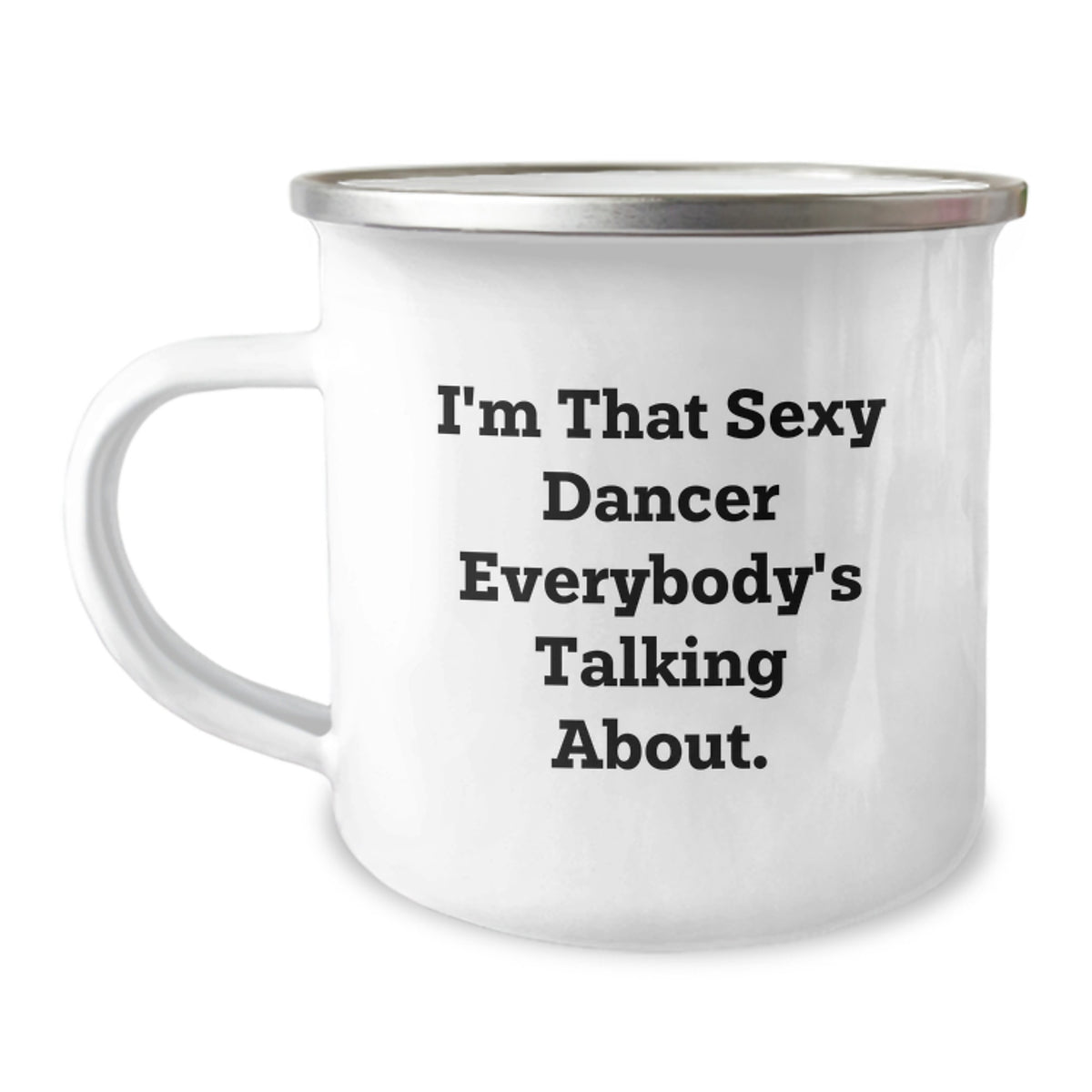 Christmas Gift for Her - Sexy Dancer Present Camping Mug - Image 1