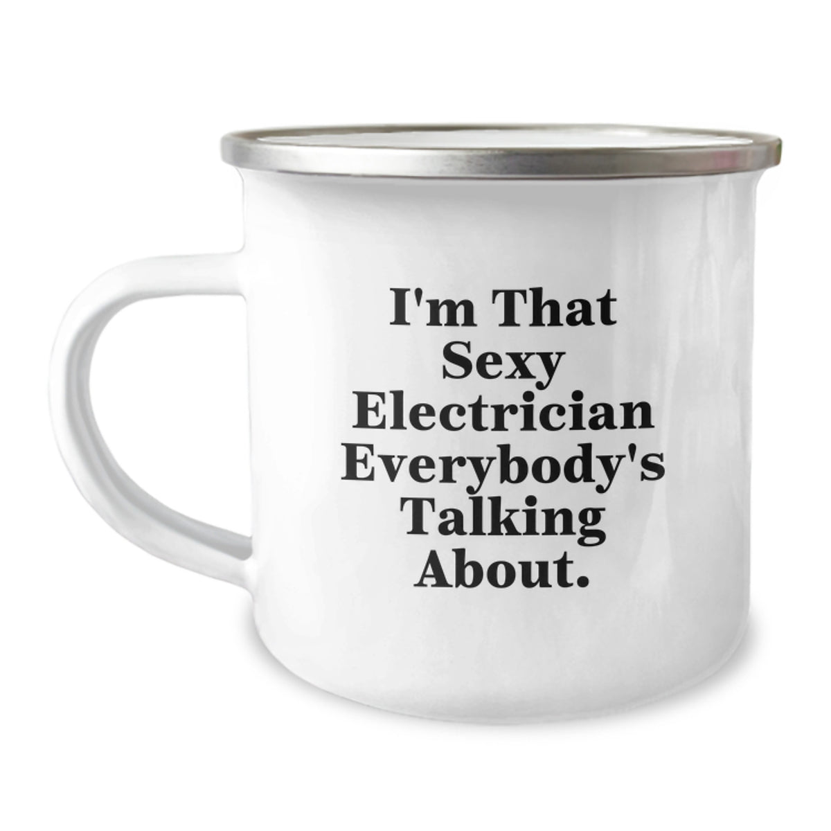 Electrician Gift for Him - A Whimsical Camping Mug Keepsake - Image 1