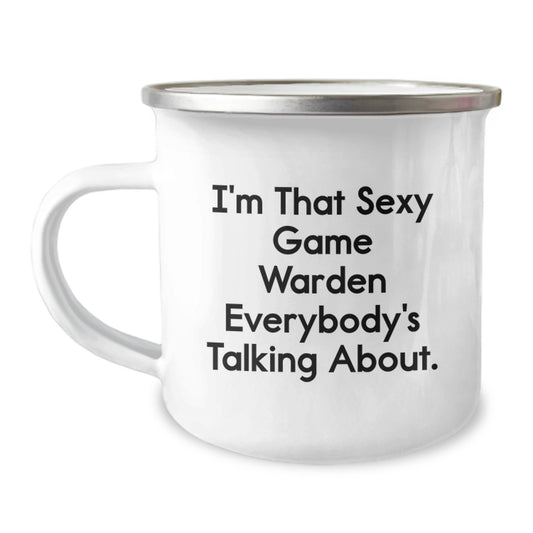 Christmas Gift for Her - Sexy Game Warden Quote Camping Mug Present - Image 1