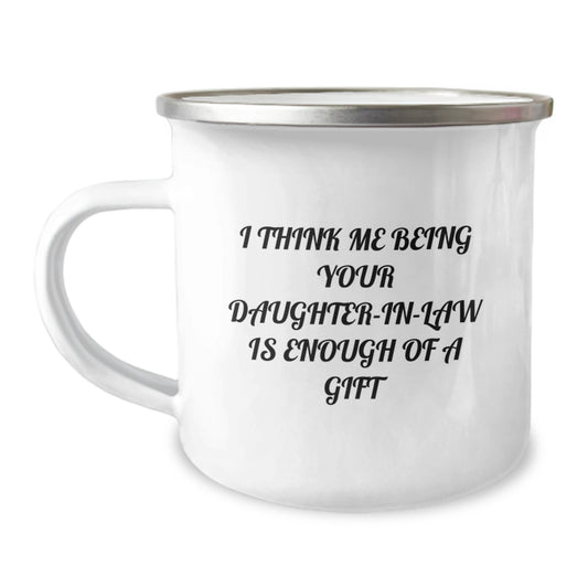 Funny Daughter-in-law Gifts for Her - Gifts from Family - Daughter-in-law Love Camping Mug - Unique Graduation Gifts for Daughter-in-law - Image 1