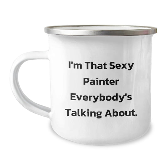 Christmas Gift for Her - Playful Painter Present Sexy Quote Mug - Image 1