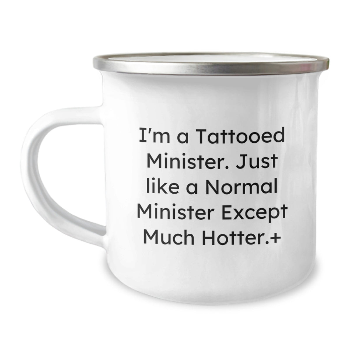 Minister Gift for Him A Playful Tattooed Minister Keepsake Mug - Image 1