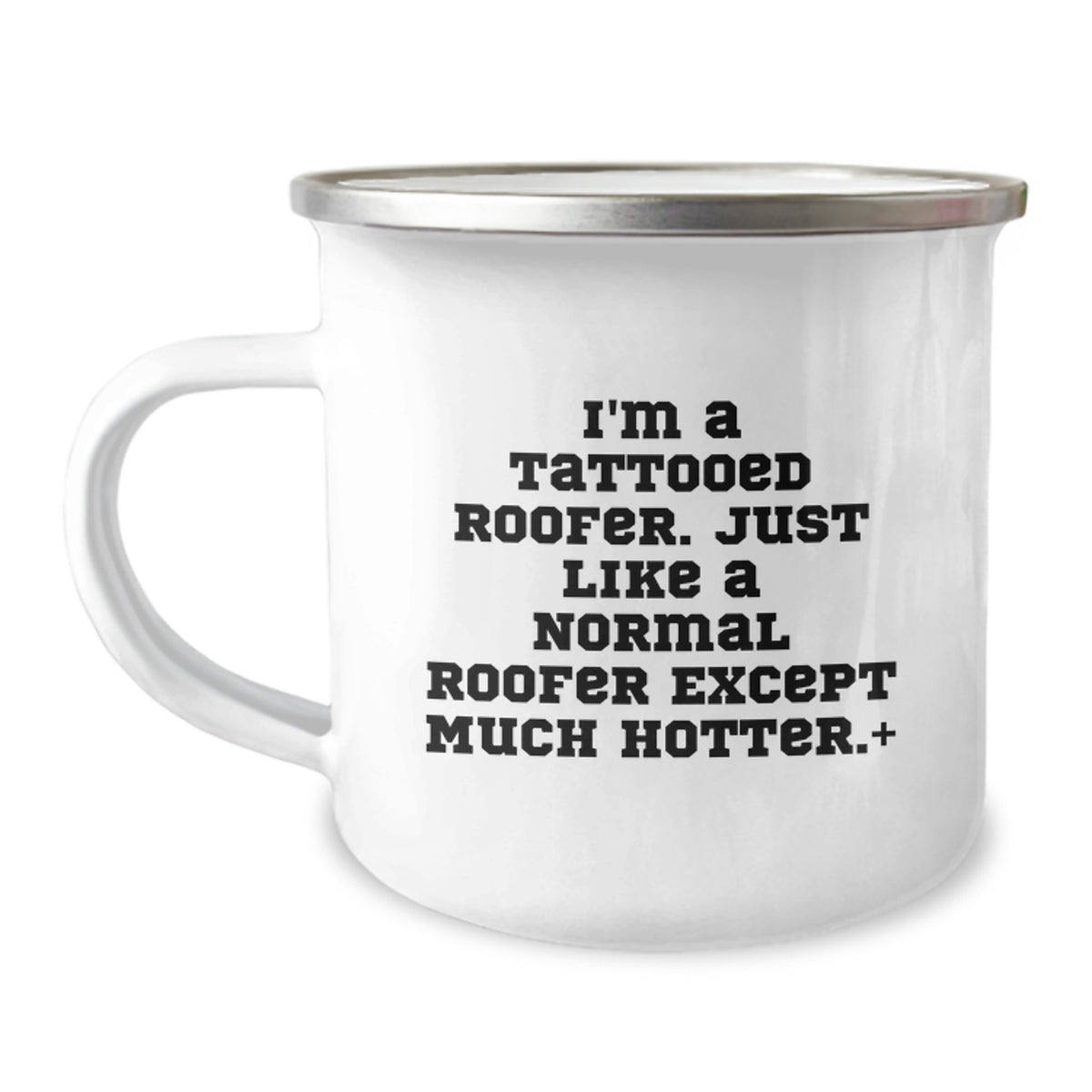 Roofer Gift For Him A Playful Keepsake Camping Mug - Image 1