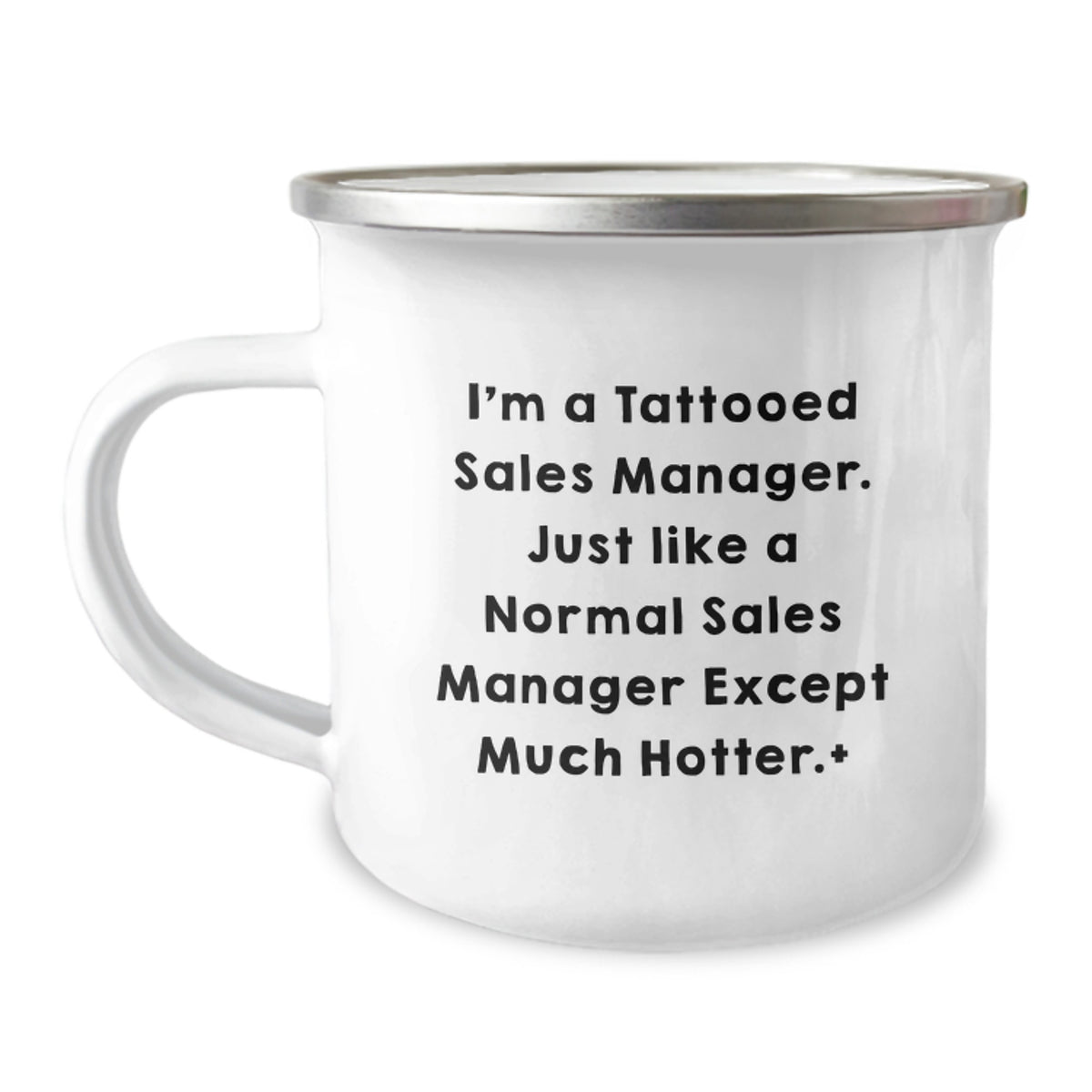 Sales Manager Gift for Him A Witty Keepsake Camping Mug - Image 1