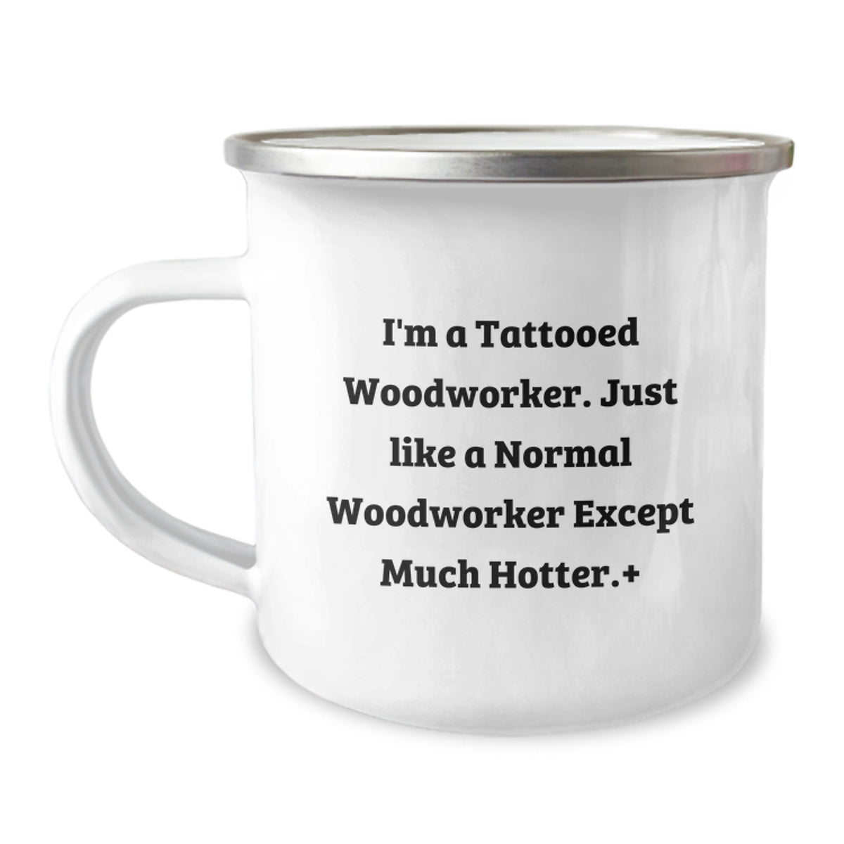 Woodworker Gift for Him A Cheeky Tattooed Woodworker Keepsake Mug - Image 1
