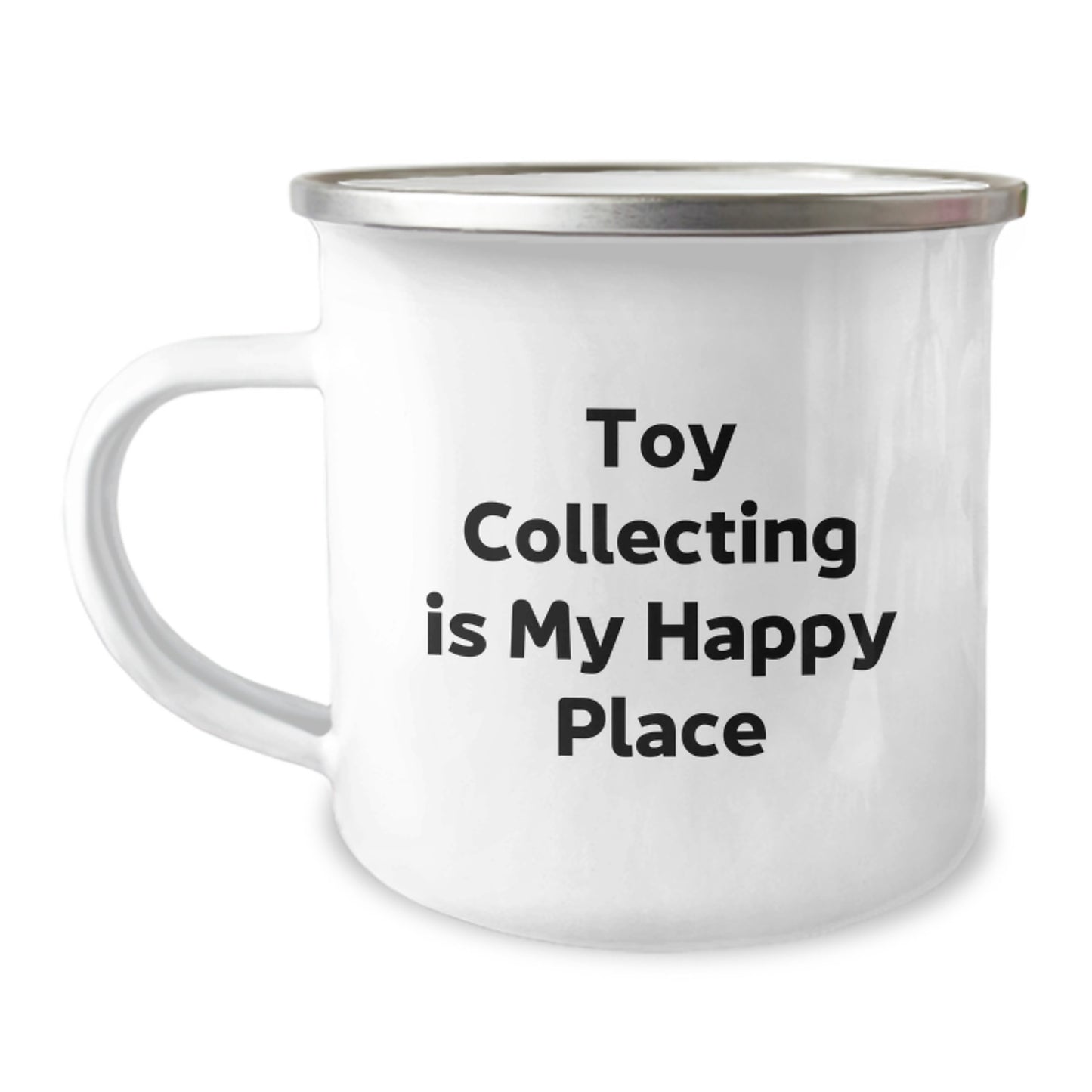 Gifts for Toy Collectors - 'Toy Collecting Is My Happy Place' Camping Mug for Valentine's Unique Gifts from Men to Women Friends Family - Image 1