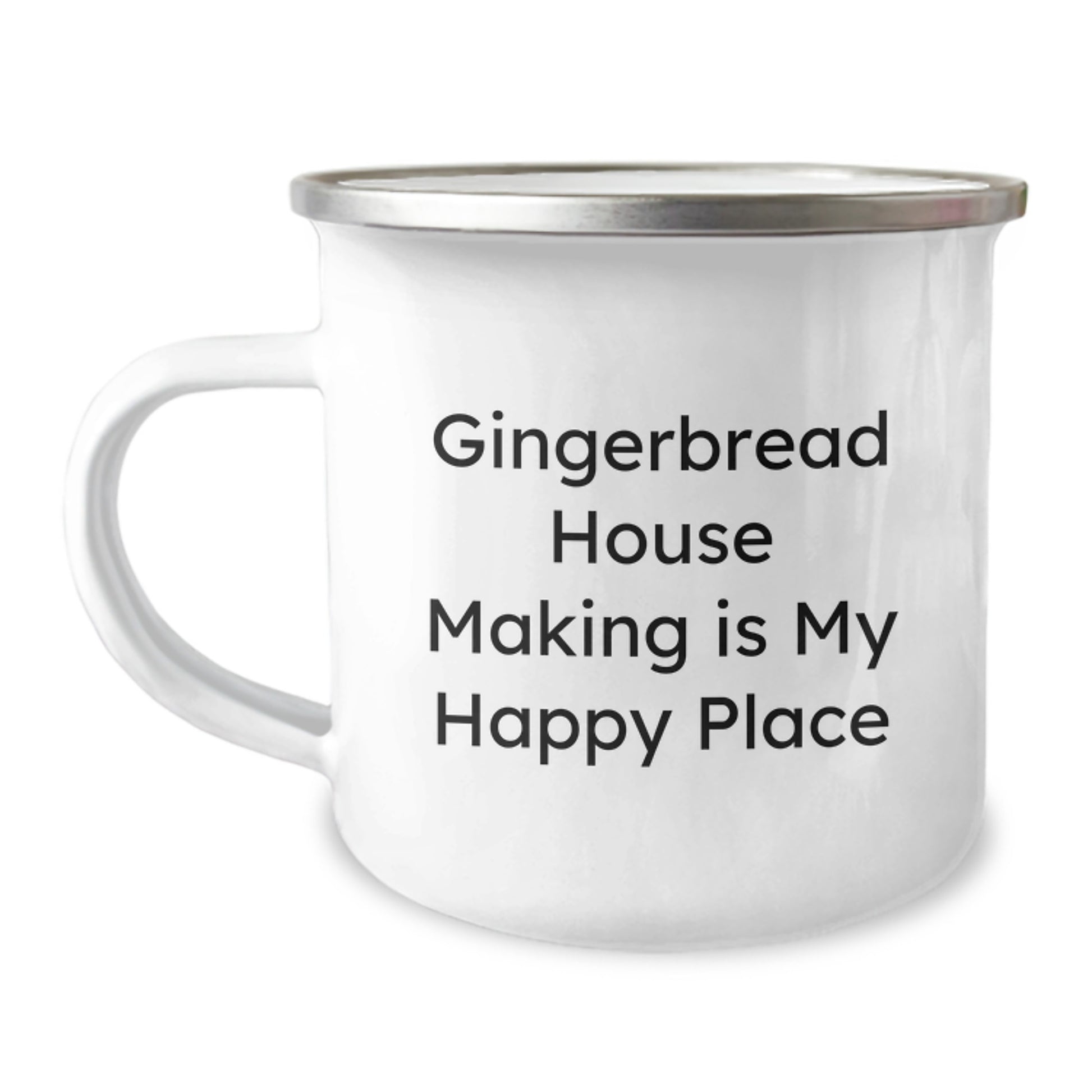 Gingerbread House Making Graduation Unique Gifts from Friends - Funny Camping Mug - Image 1