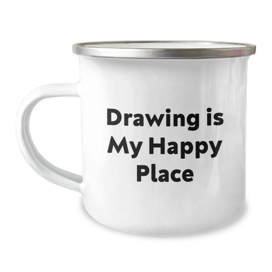 Funny Drawing Quotes Gifts for Him Camping Mug Valentine's Unique Gifts from Friends - Image 1