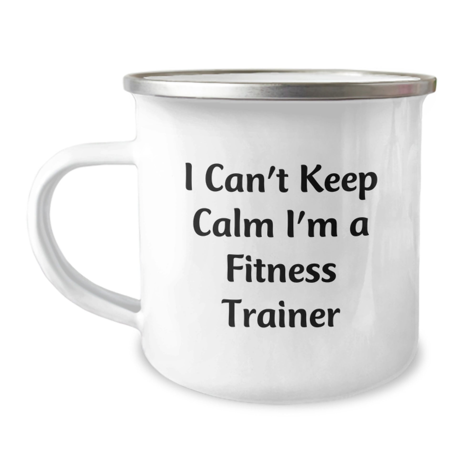 Funny Fitness Trainer Gifts for Men and Women, Camping Mug I'm a Fitness Trainer, Christmas Unique Presents from Family and Friends - Image 1