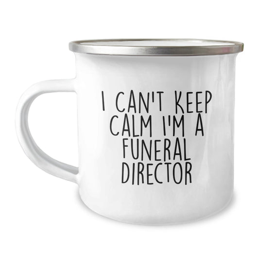 Funny Gifts from Friends for Funeral Directors - I'm A Funeral Director Camping Mug - Unique Christmas Unique Gifts - Image 1