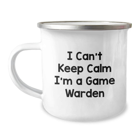 Funny Game Warden Gifts for Him - I Can't Keep Calm I'm A Game Warden Christmas Unique Gifts from Men - Image 1