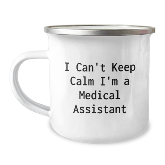 Funny Medical Assistant Gifts for Christmas Unique Presents I Can't Keep Calm I'm A Medical Assistant Mugs for Men Women Friends Family - Image 1