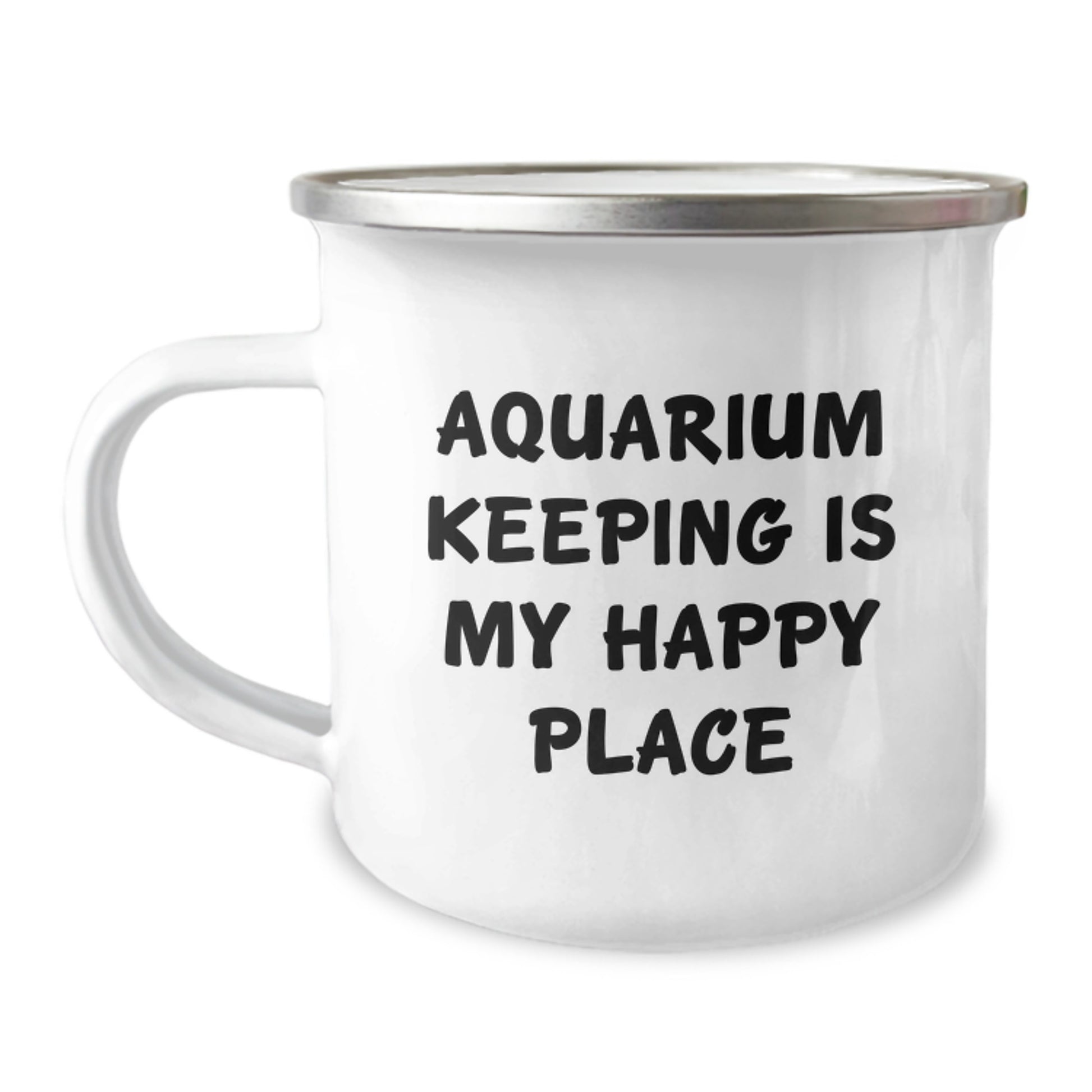 Gifts from Family and Friends - Funny Aquarium Keeping Camping Mug for Valentine's - Image 1