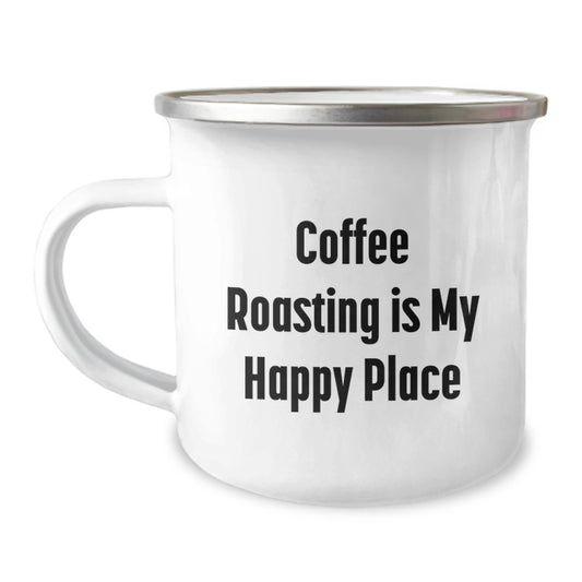 Funny Coffee Roasting Gifts from Dad's for Coffee Lovers on Father's Day Camping Mug - Image 1
