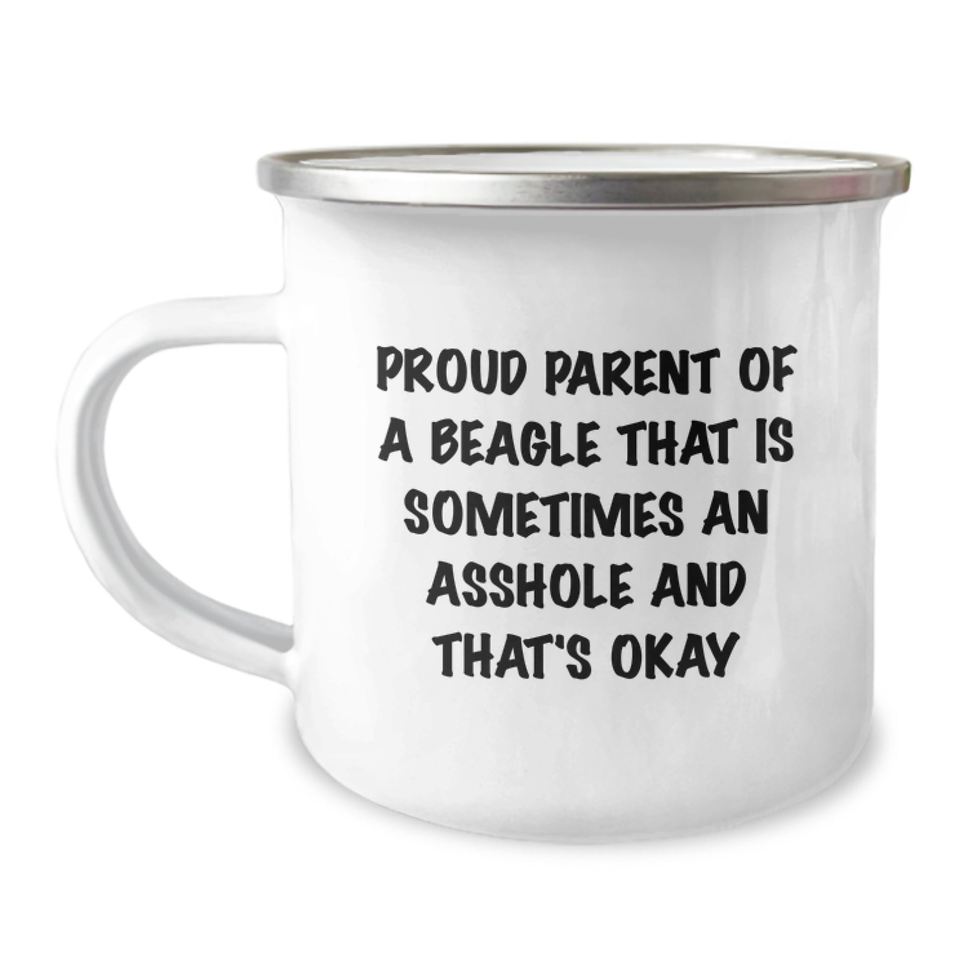 Funny Beagle Dog Gifts for Mom - Proud Beagle Parent Camping Mug - Unique Mother's Day Present from Family - Image 1