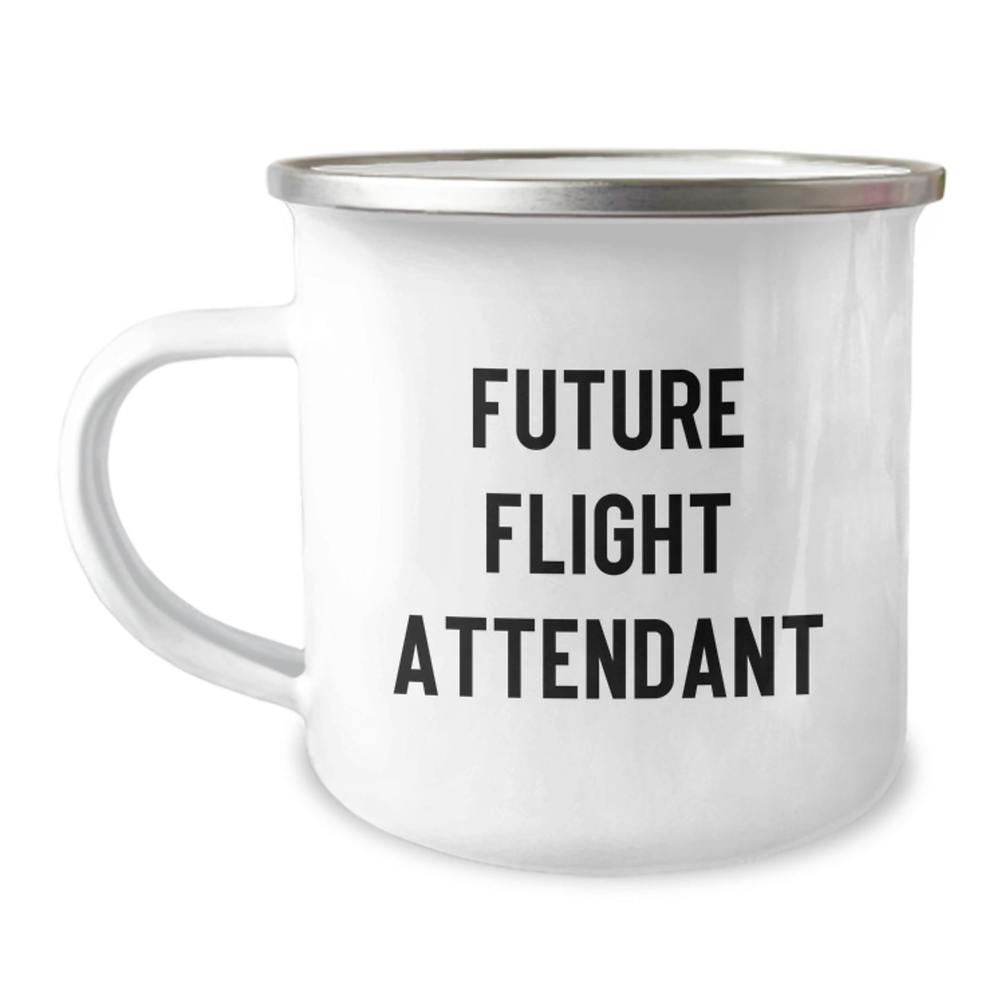 Funny Flight Attendant Gifts from Friends to Future Flight Attendants, Birthday Unique Gifts for Flight Attendant, Insulated Stainless Steel Camping Mug - Image 1