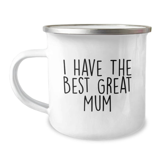 Funny Mum Camping Mug, Great Mum Father's Day Unique Gifts from Men, Women, Friends, Coworkers, Family, Mum Enthusiasts, Ideal Gift for Great Mum, Camping Lover Mug - Image 1