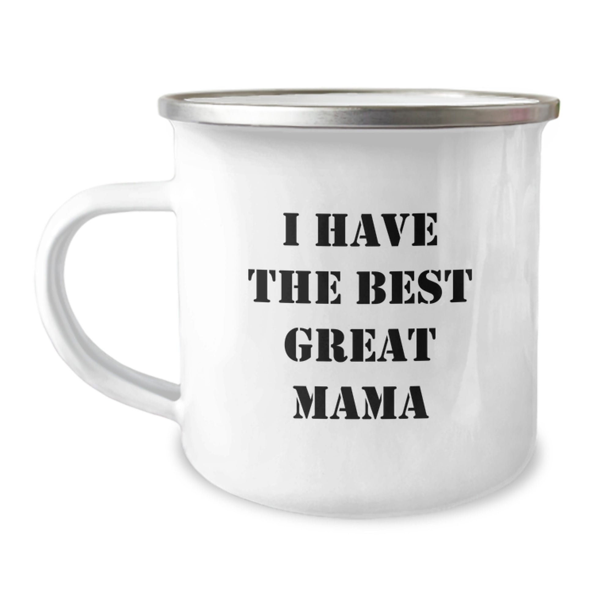 Funny Mama Camping Mug Gifts from Men to Mama, Unique Christmas Unique Gifts for Mama, Great Mama Quote Camping Mug - Image 1
