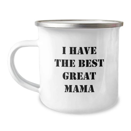 Funny Mama Camping Mug Gifts from Men to Mama, Unique Christmas Unique Gifts for Mama, Great Mama Quote Camping Mug - Image 1