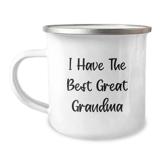 Grandma Camping Mug, Funny Gift for Grandma, Great Grandma Coffee Mug, Birthday Unique Gifts from Family - Image 1