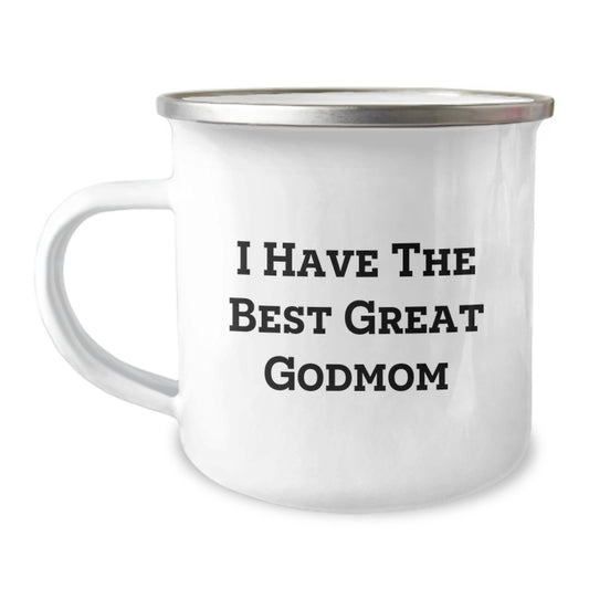 Funny Godmom Gifts from Family - I Have The Best Great Godmom - Unique Mother's Day Camping Mug for Godmom - Image 1