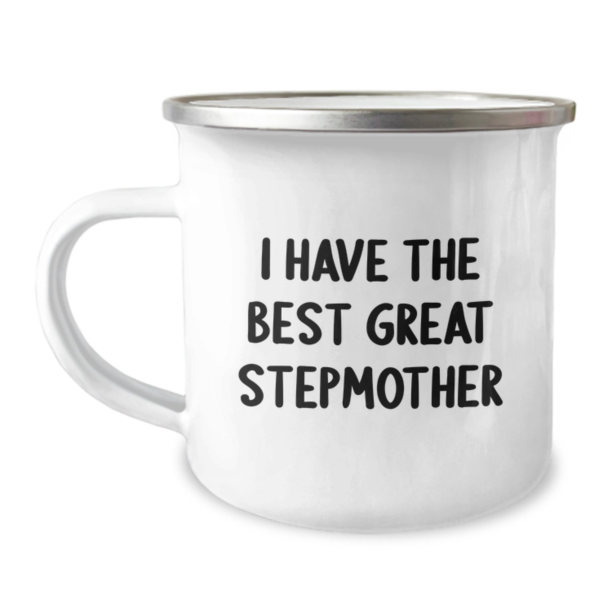 Funny Stepmother Gifts for Her, Great Stepmother Camping Mug, Unique Mother's Day Unique Gifts from Men to Stepmother - Image 1