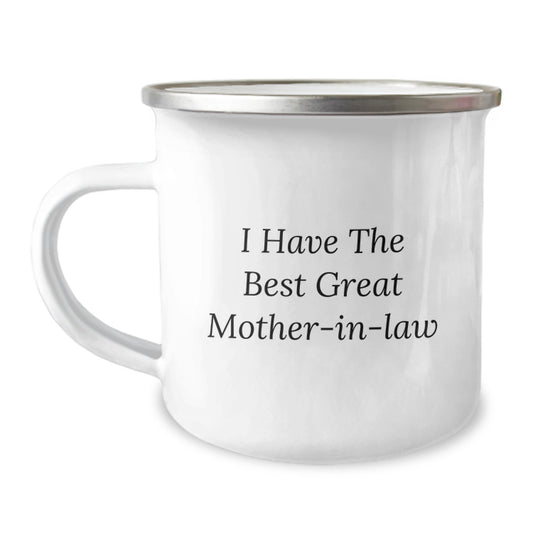 Funny Quotes Mom-in-law Gifts from Men to Mom-in-law Camping Mug for Dad on Father's Day Unique - Image 1