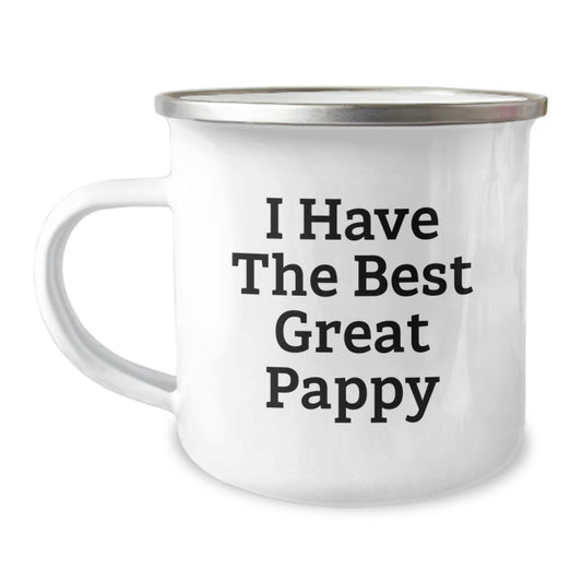 Funny Pappy Camping Mug Gifts for Dad Unique Father's Day Presents from Men Family - Image 1