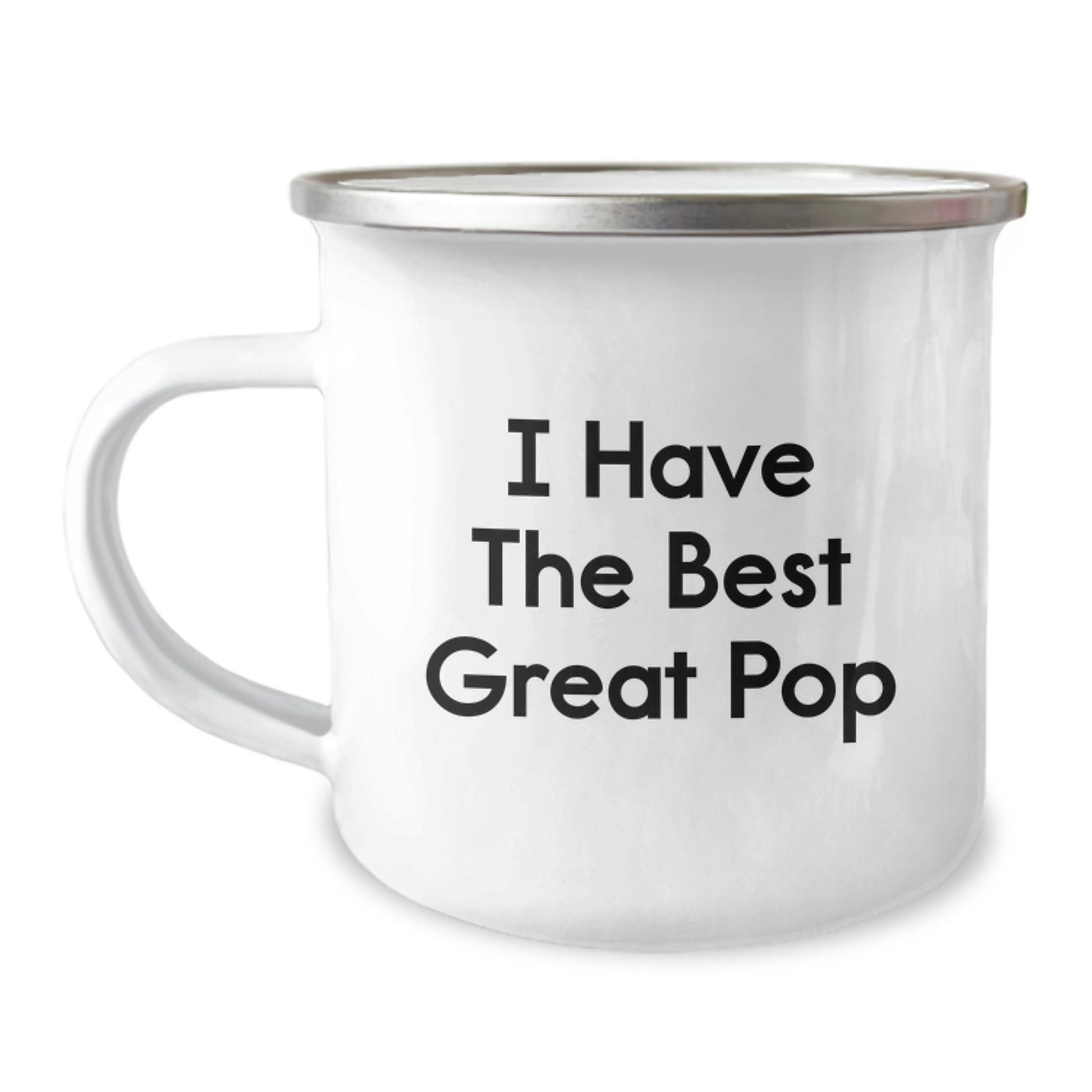 Funny Pop Gifts from Men for Women - Mother's Day Unique Camping Mug with I Have The Best Great Pop - Image 1